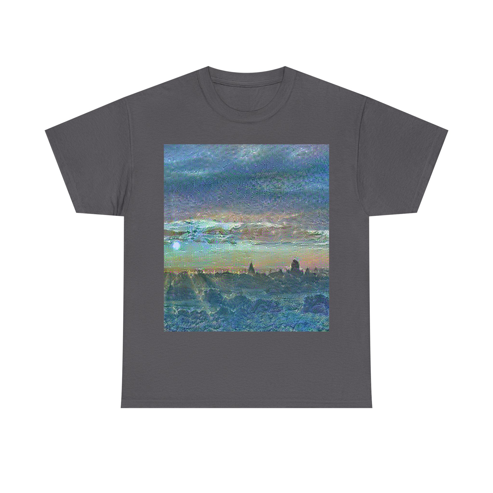 Bagan Temple Plain in Water Lilies Style | Claude Monet Inspired Art