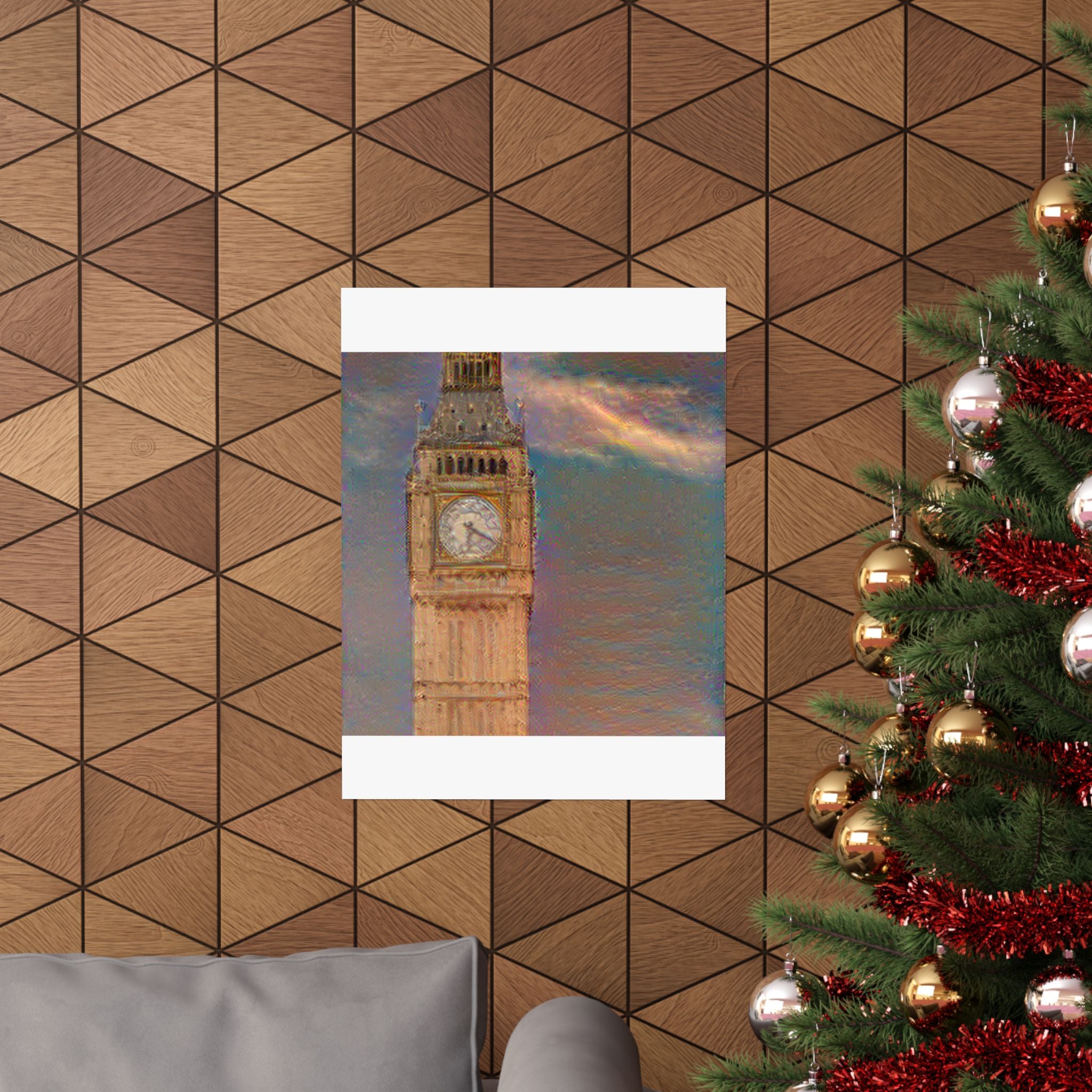 Big Ben in The Scream Style | Edvard Munch Inspired Art