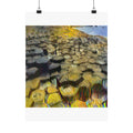 Giant's Causeway in Cafe Terrace at Night Style | Vincent van Gogh Inspired Art