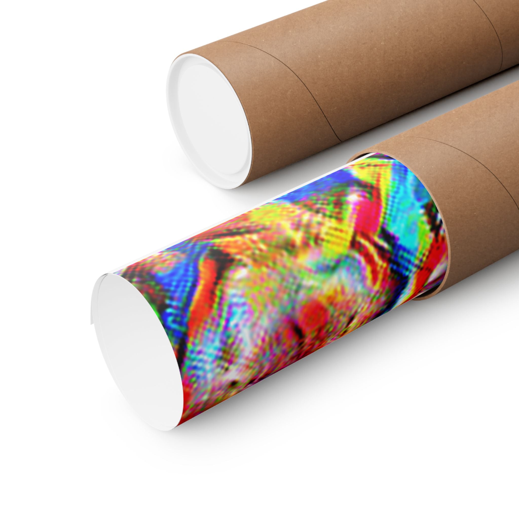 Giant's Causeway in Composition VII Style | Wassily Kandinsky Inspired Art