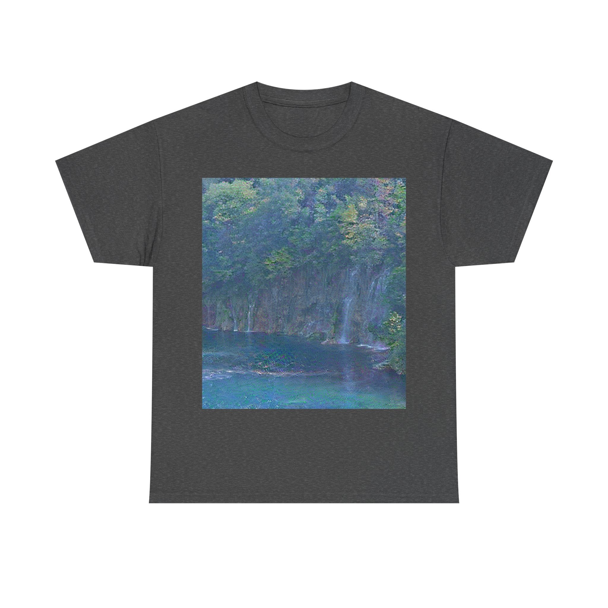 Plitvice Lakes in Water Lilies Style | Claude Monet Inspired Art