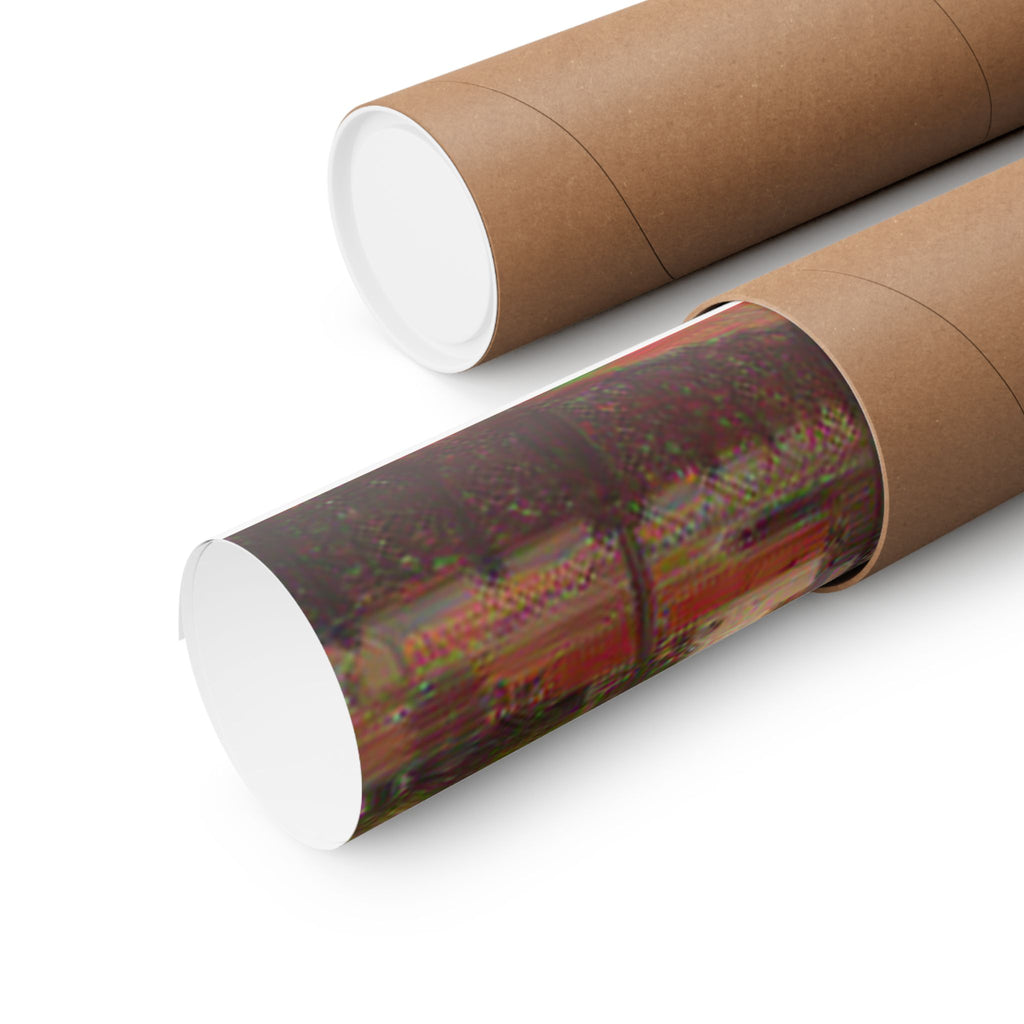 St Basils in The Scream Style - Poster Print