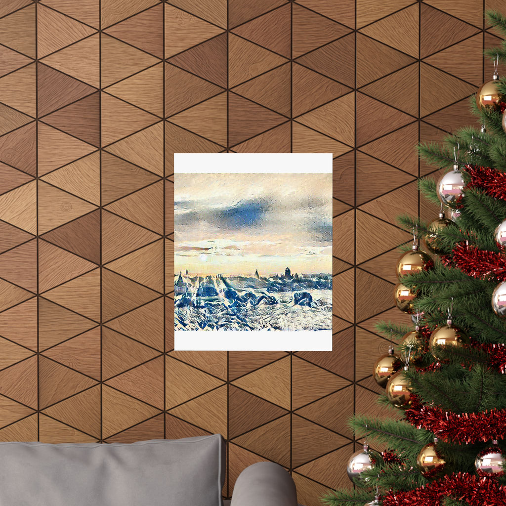 Bagan Temple Plain in The Great Wave off Kanagawa Style | Katsushika Hokusai Inspired Art