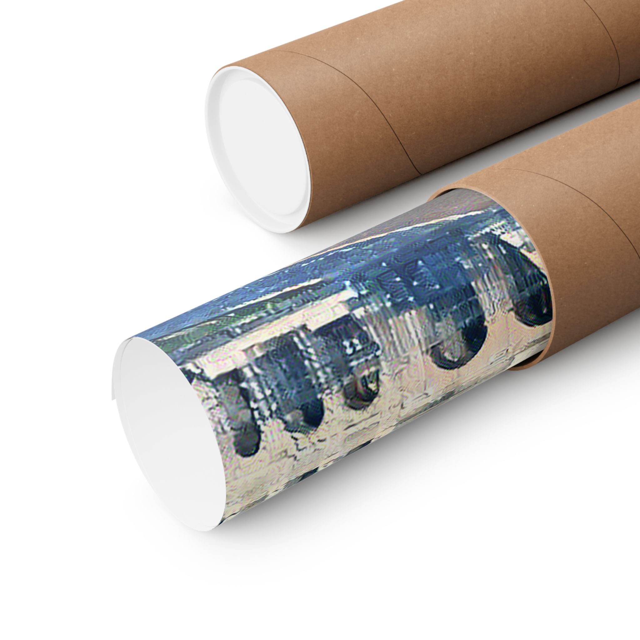 Colosseum in The Great Wave off Kanagawa Style | Katsushika Hokusai Inspired Art