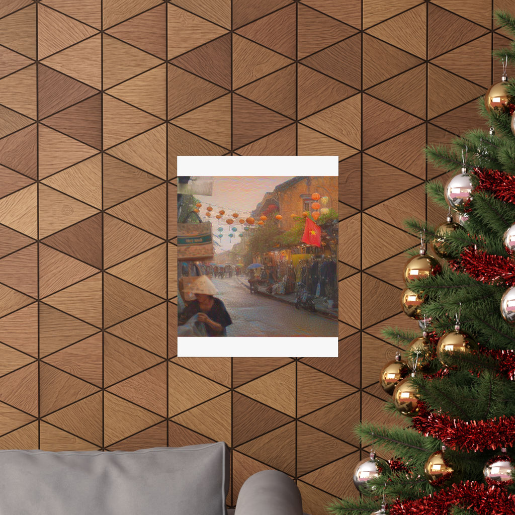 Hoi An Ancient Town in The Scream Style | Edvard Munch Inspired Art