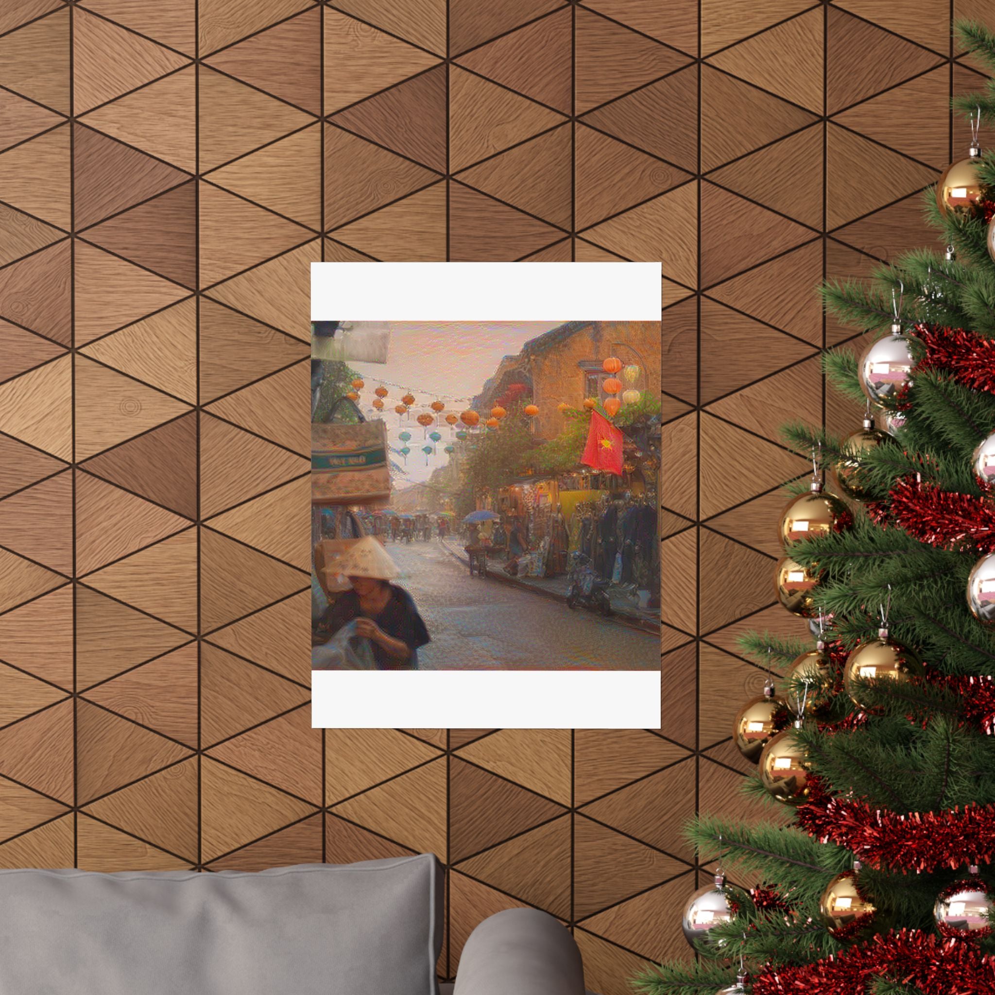 Hoi An Ancient Town in The Scream Style | Edvard Munch Inspired Art