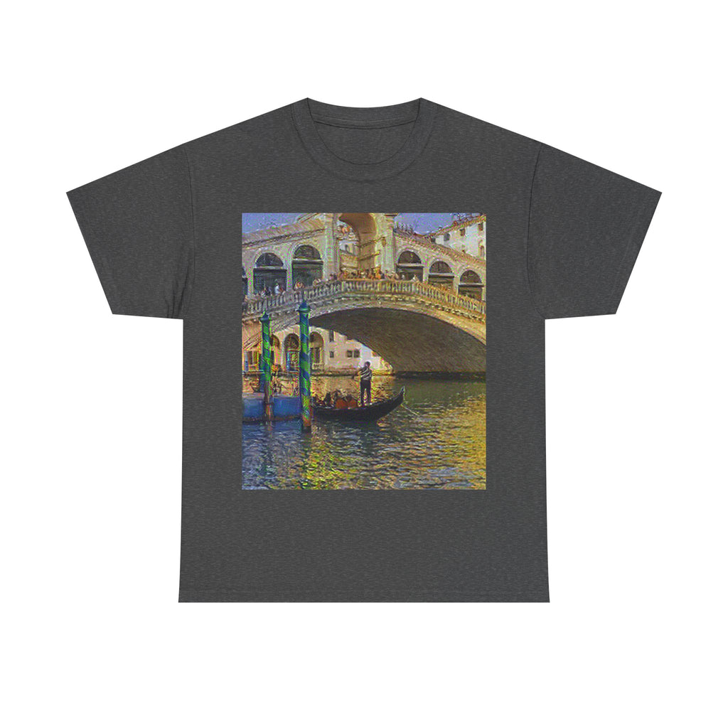 Rialto Bridge in Cafe Terrace at Night Style | Vincent van Gogh Inspired Art