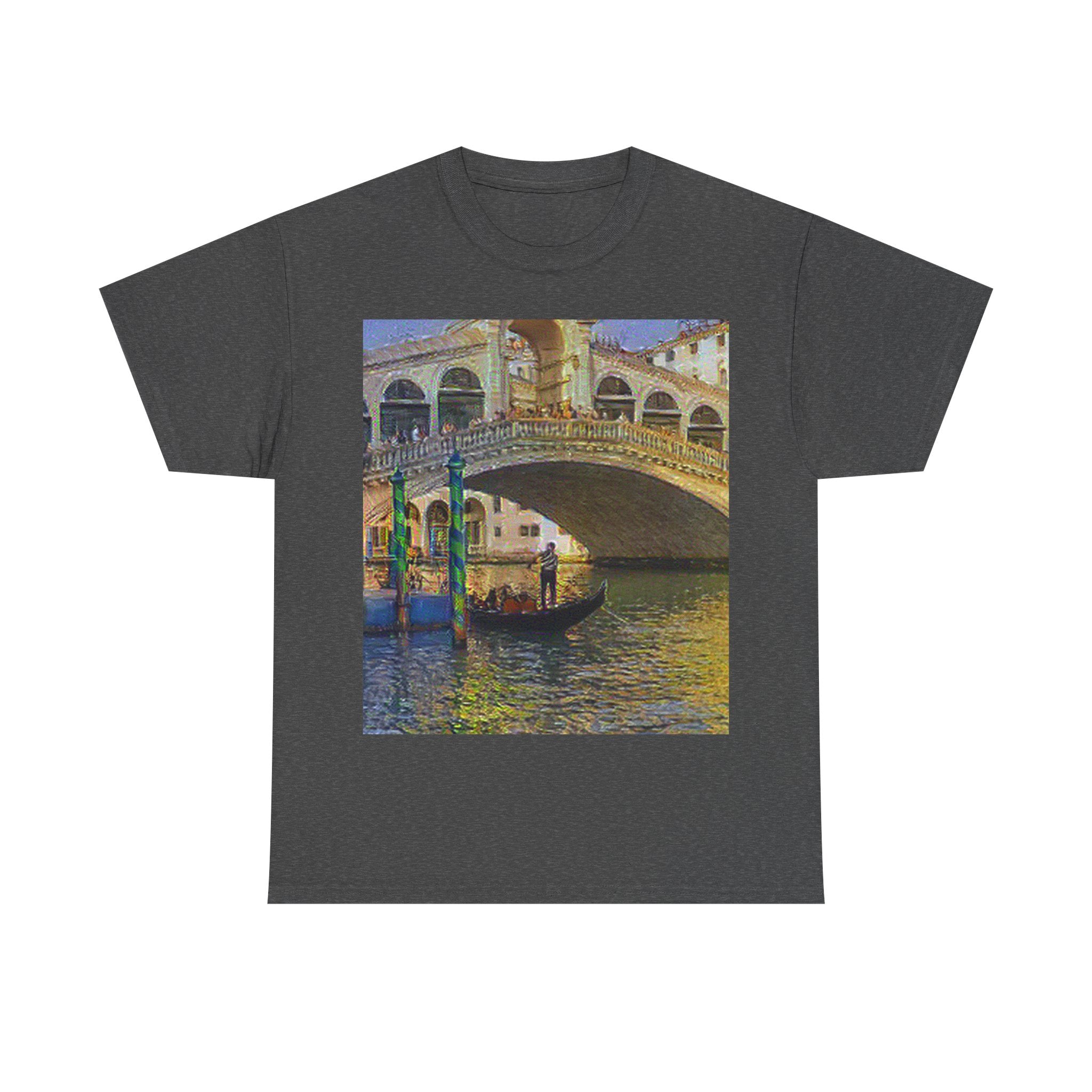 Rialto Bridge in Cafe Terrace at Night Style | Vincent van Gogh Inspired Art