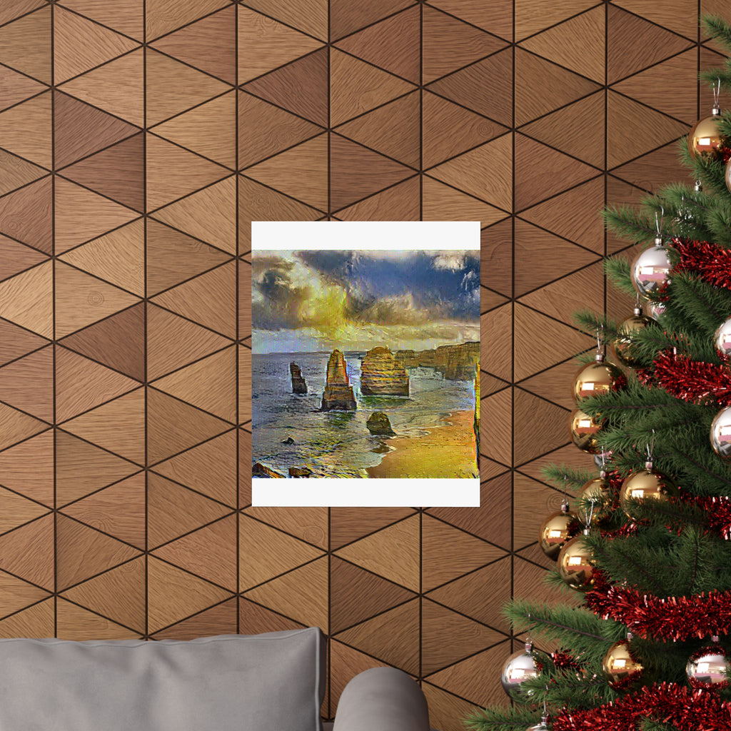 Twelve Apostles in Cafe Terrace at Night Style | Vincent van Gogh Inspired Art