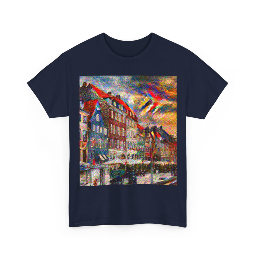 Nyhavn in Composition VII Style | Wassily Kandinsky Inspired Art