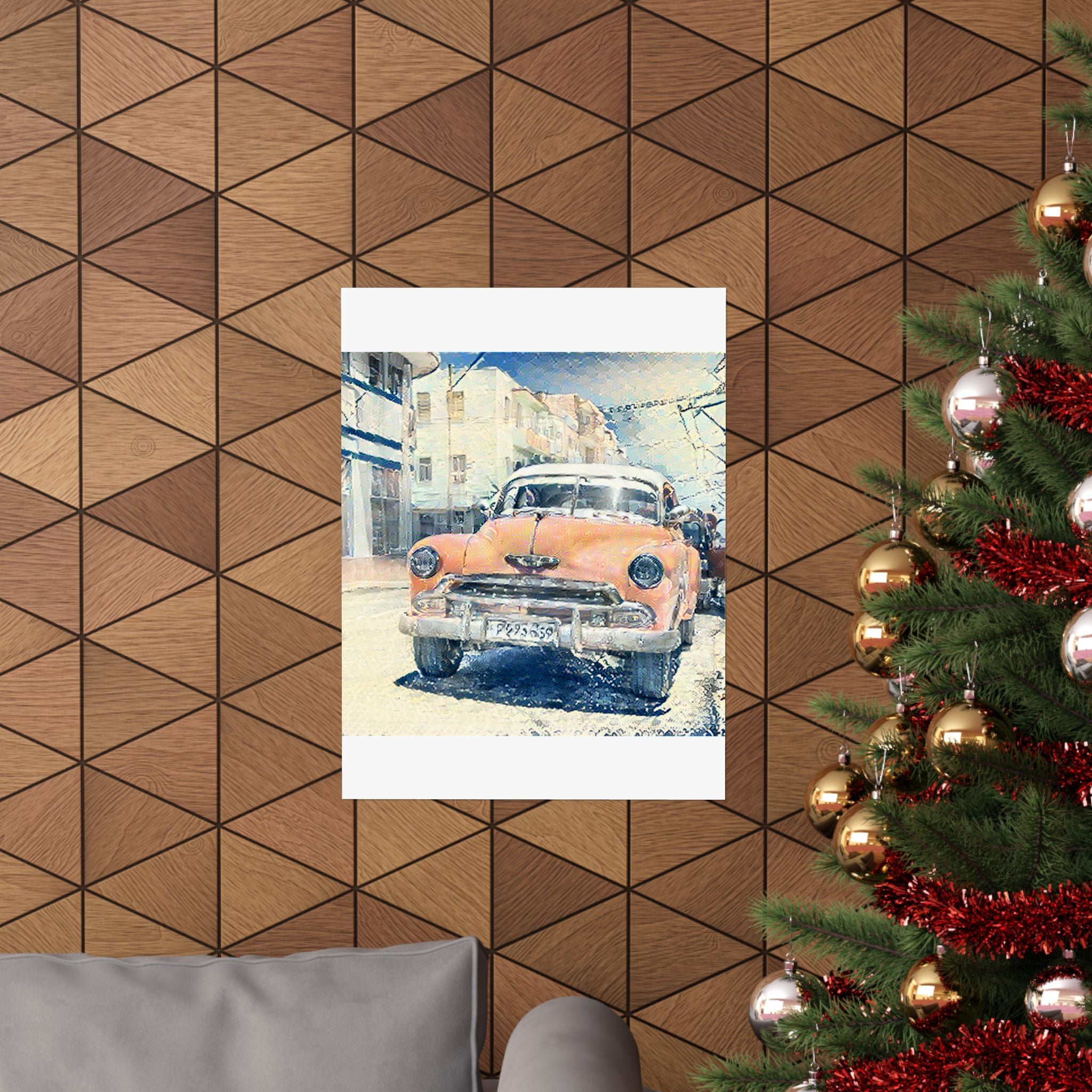 Old Havana in The Great Wave off Kanagawa Style | Katsushika Hokusai Inspired Art