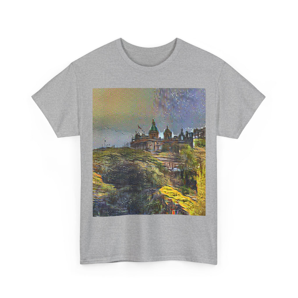 Edinburgh Old Town in Cafe Terrace at Night Style | Vincent van Gogh Inspired Art