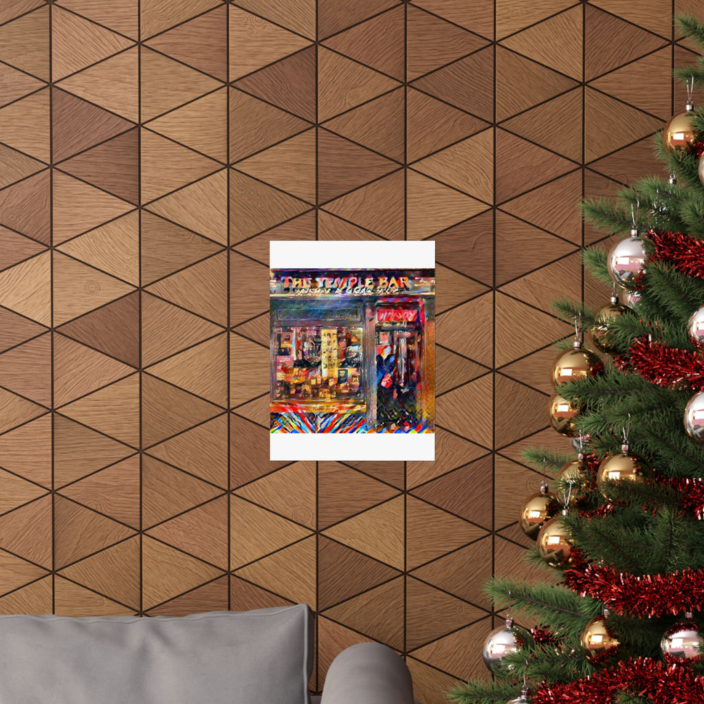 Temple Bar District in Composition VII Style | Wassily Kandinsky Inspired Art