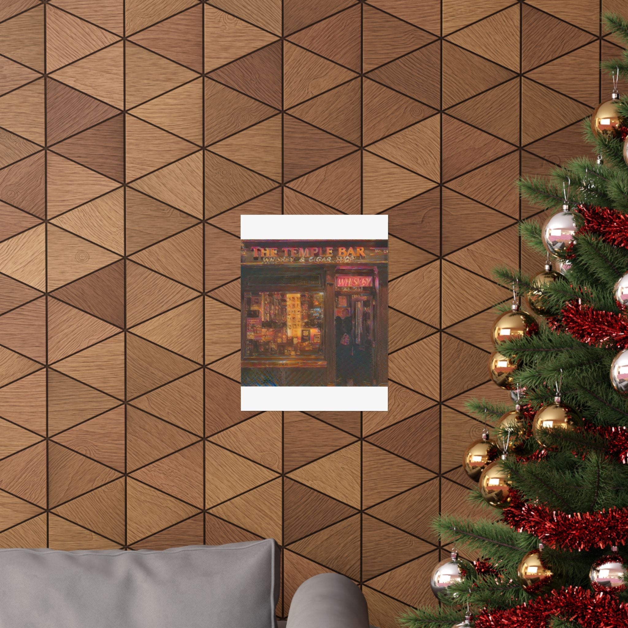 Temple Bar District in The Scream Style | Edvard Munch Inspired Art