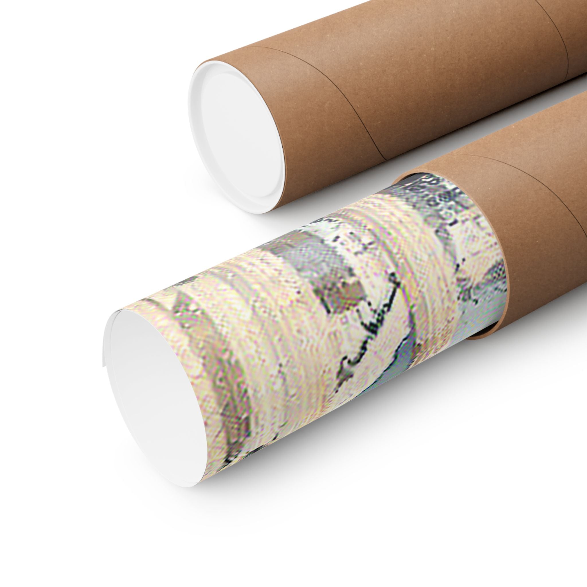 Acropolis Athens in Great Wave Style - Poster Print