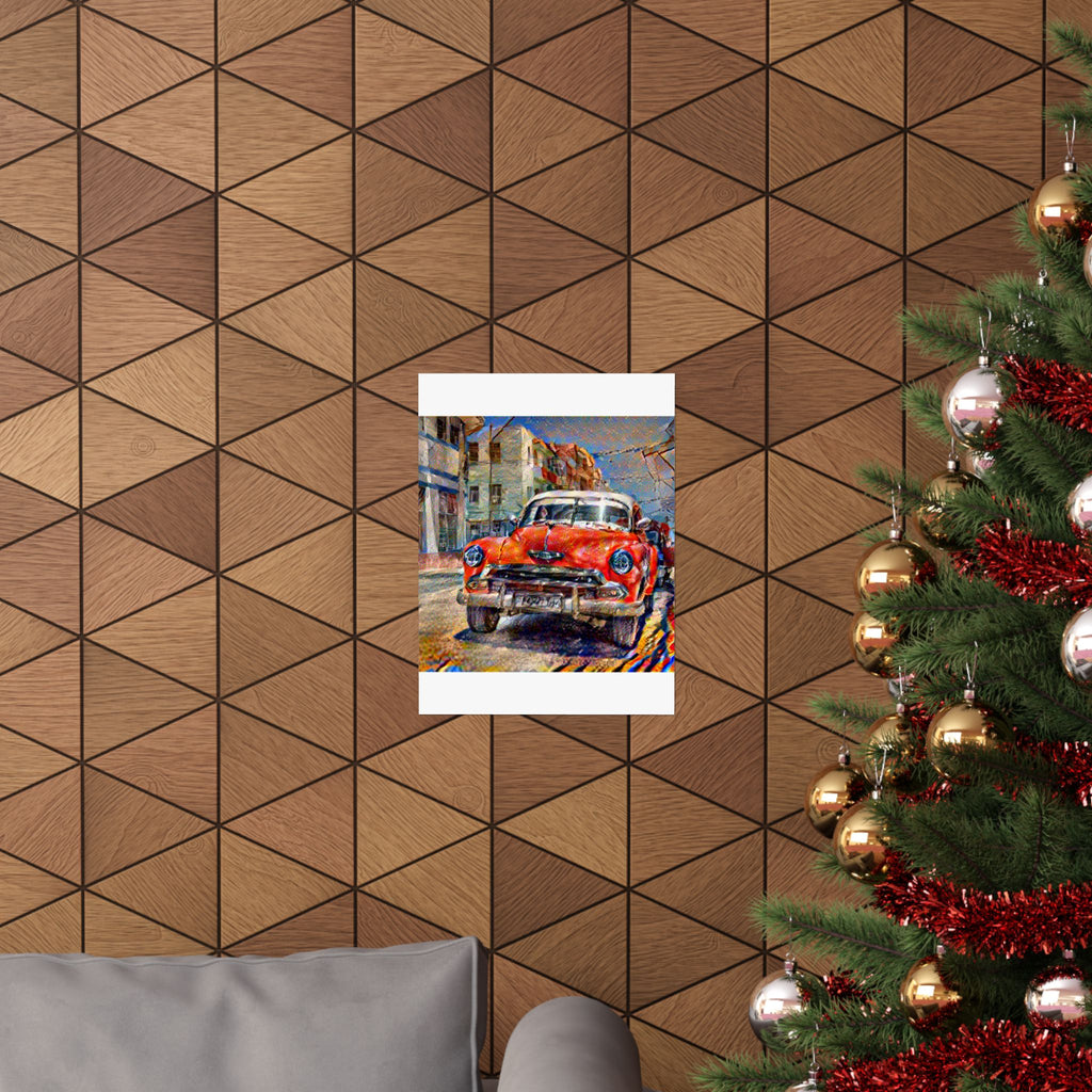 Old Havana in Composition VII Style | Wassily Kandinsky Inspired Art