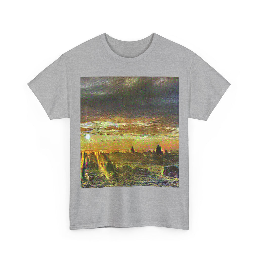 Bagan Temple Plain in Cafe Terrace at Night Style | Vincent van Gogh Inspired Art