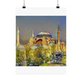 Hagia Sophia in Cafe Terrace at Night Style | Vincent van Gogh Inspired Art