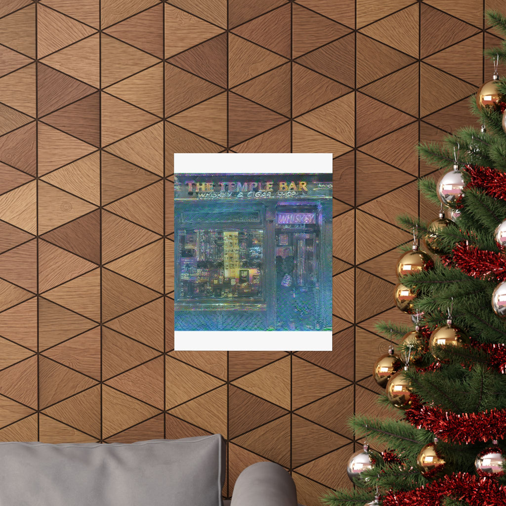 Temple Bar District in Water Lilies Style | Claude Monet Inspired Art