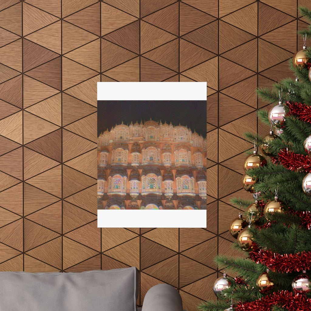 Hawa Mahal in The Scream Style | Edvard Munch Inspired Art