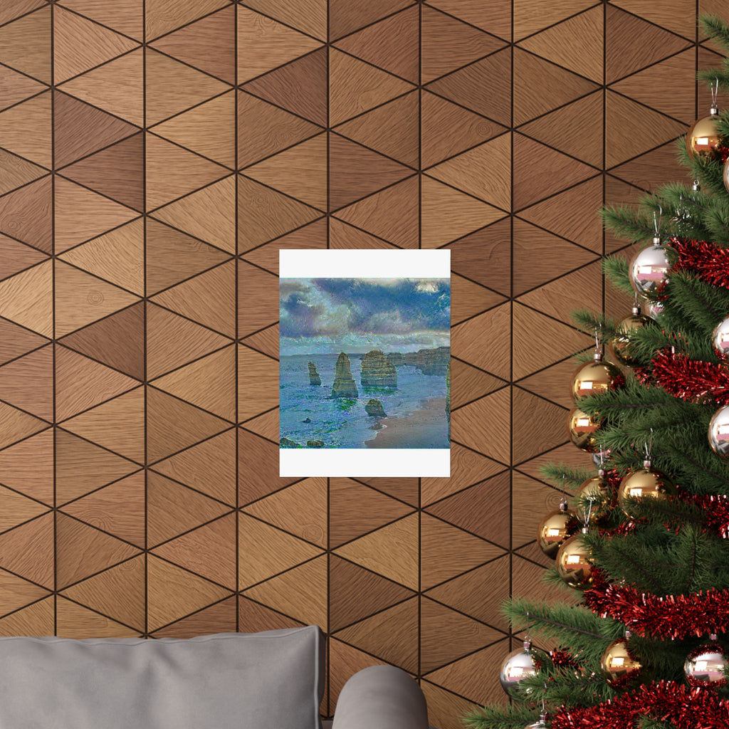 Twelve Apostles in Water Lilies Style | Claude Monet Inspired Art