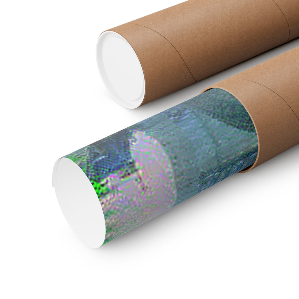 Notre Dame in Water Lilies Style - Poster Print