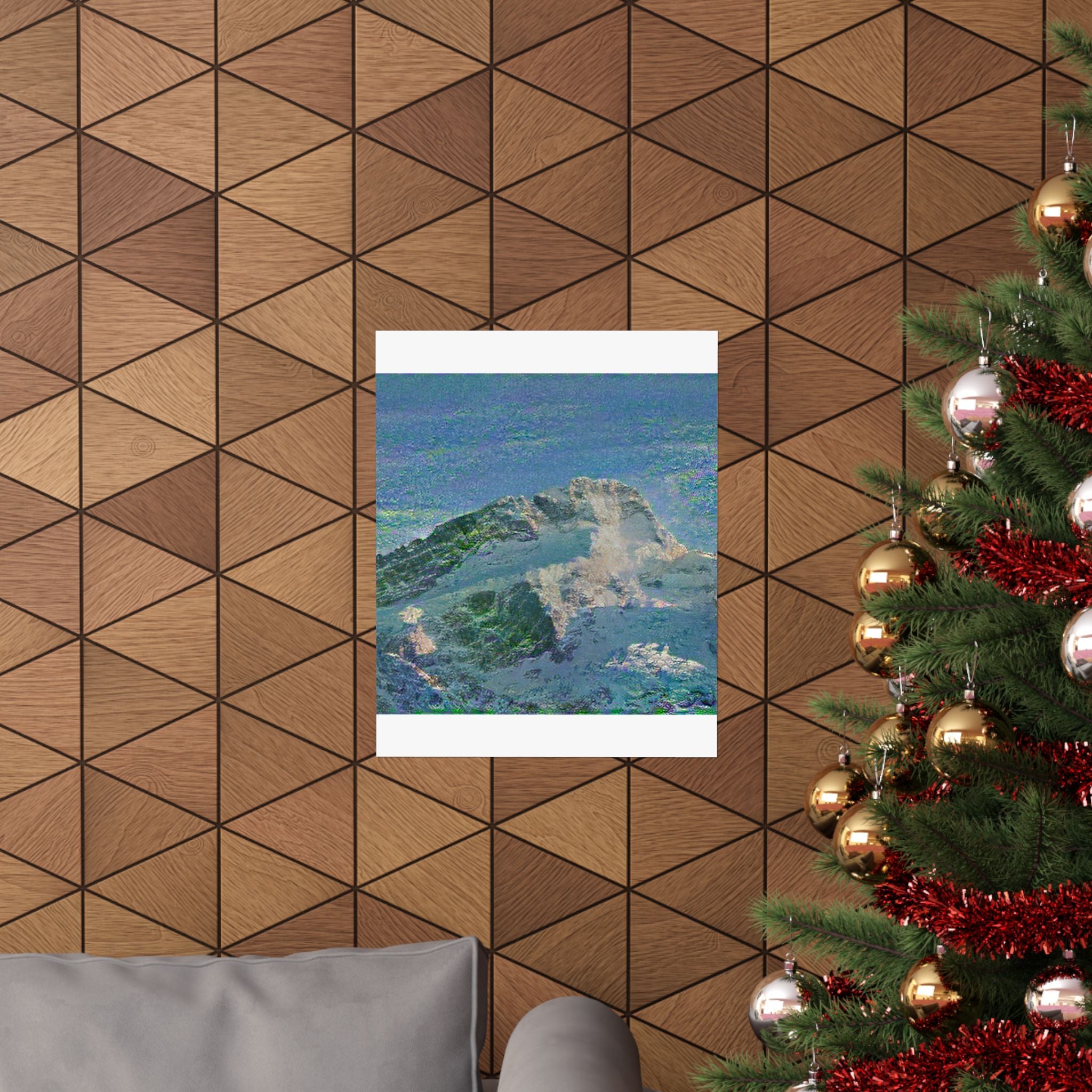 Milford Sound in Water Lilies Style | Claude Monet Inspired Art