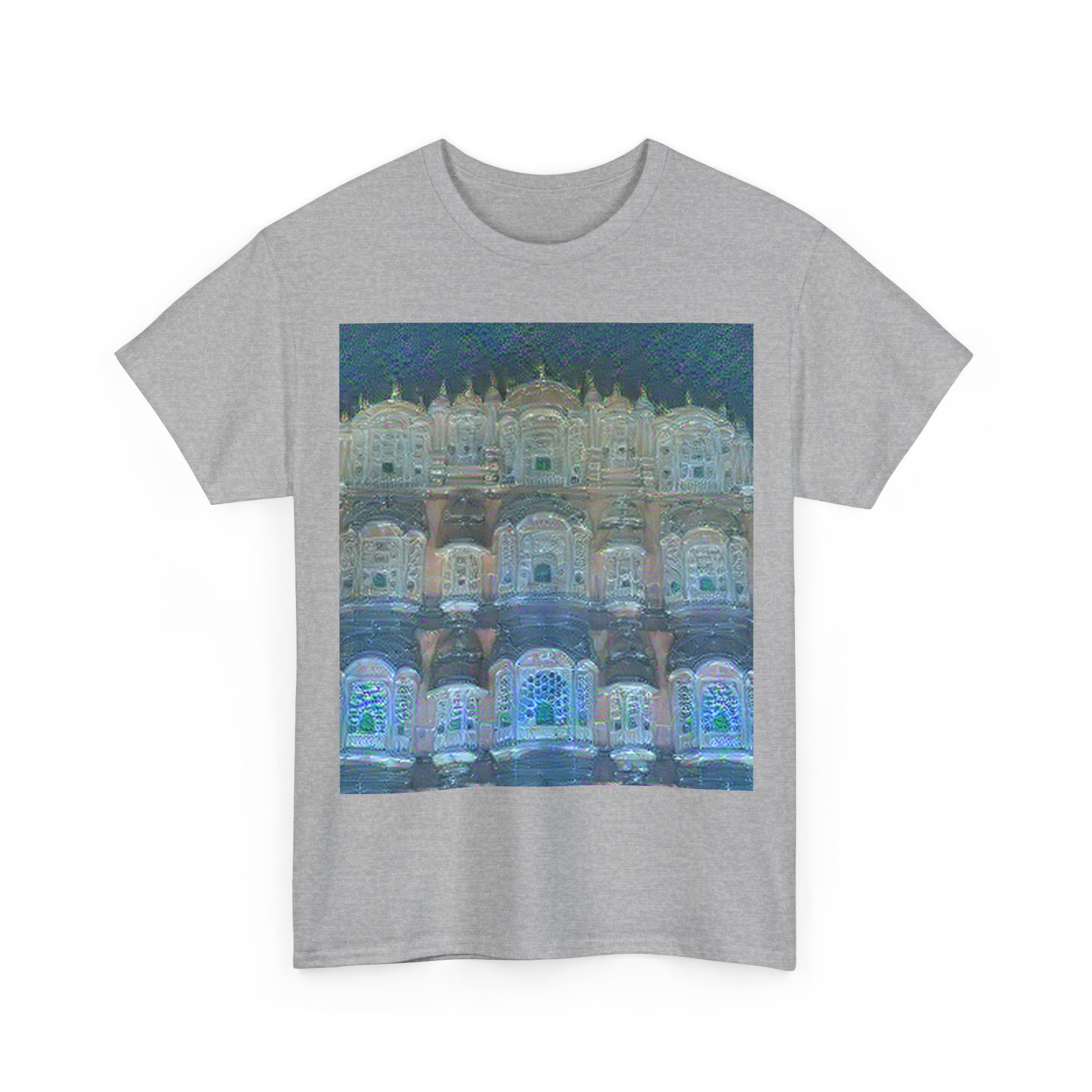 Hawa Mahal in Water Lilies Style | Claude Monet Inspired Art