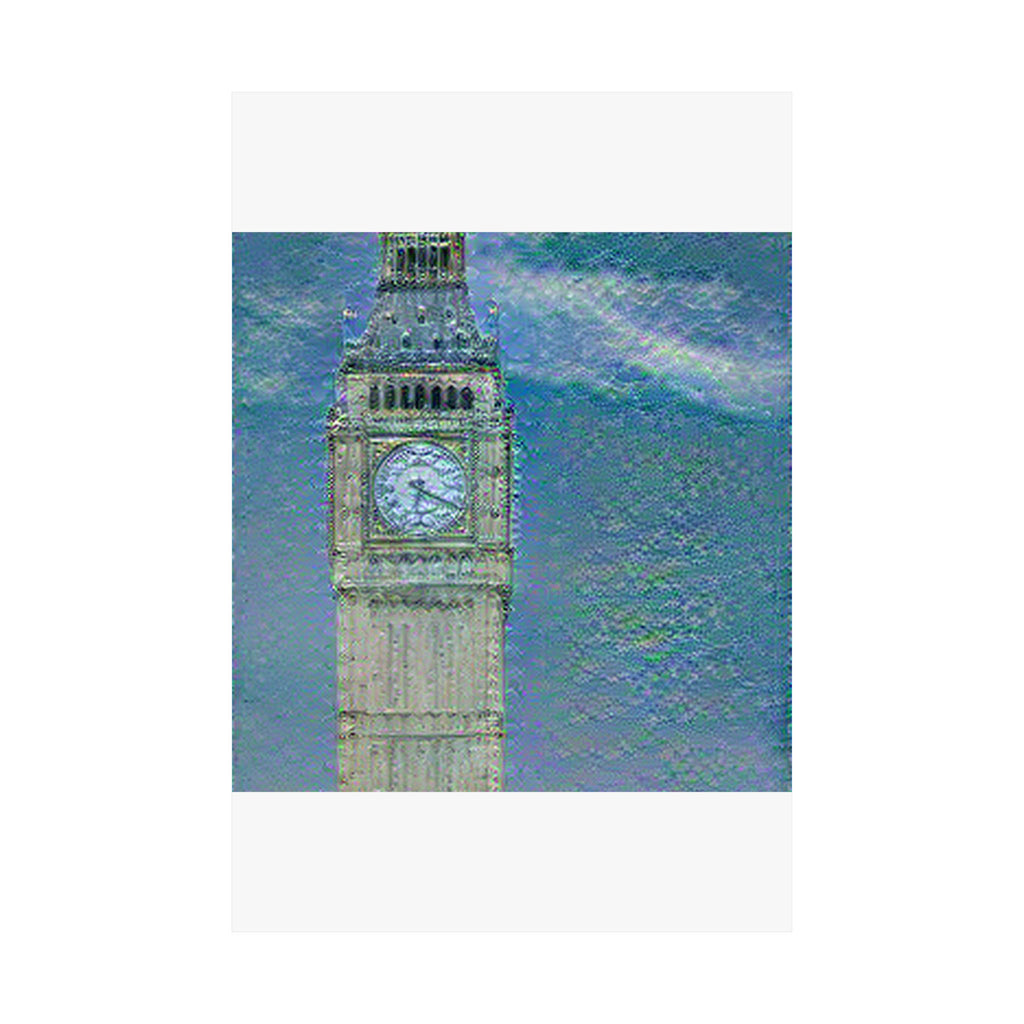 Big Ben in Water Lilies Style | Claude Monet Inspired Art