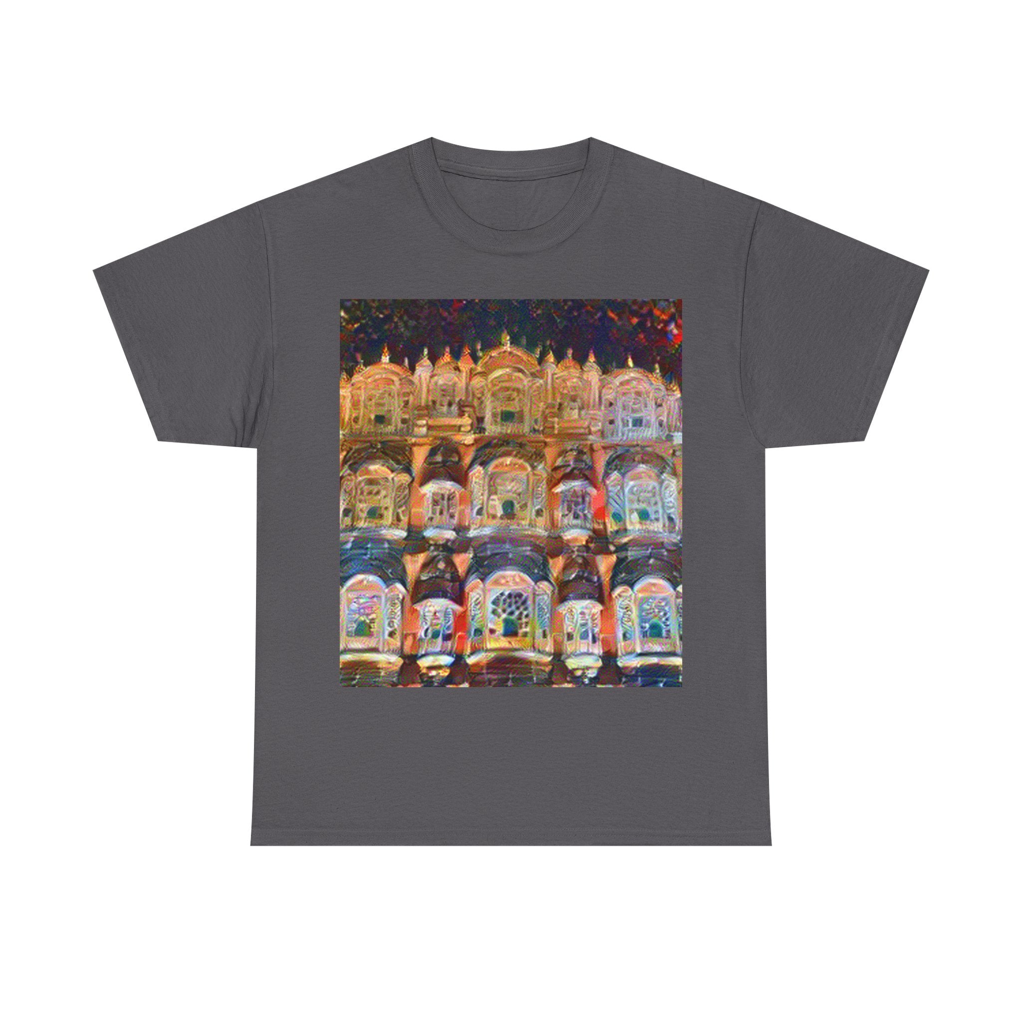 Hawa Mahal in Composition VII Style | Wassily Kandinsky Inspired Art