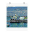 Sydney Opera in Water Lilies Style - Poster Print