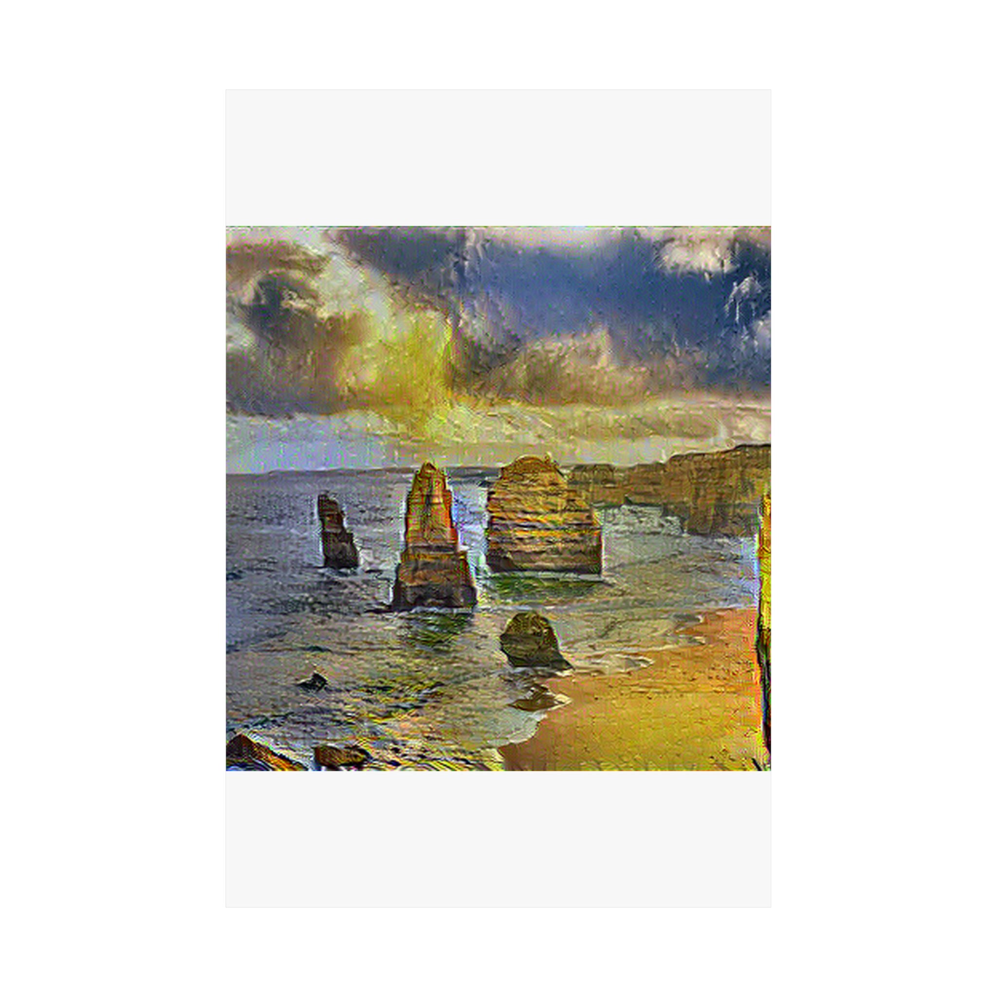 Twelve Apostles in Cafe Terrace at Night Style | Vincent van Gogh Inspired Art