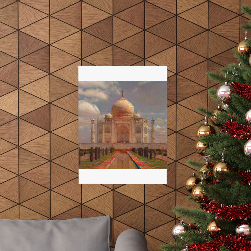 Taj Mahal in The Scream Style | Edvard Munch Inspired Art