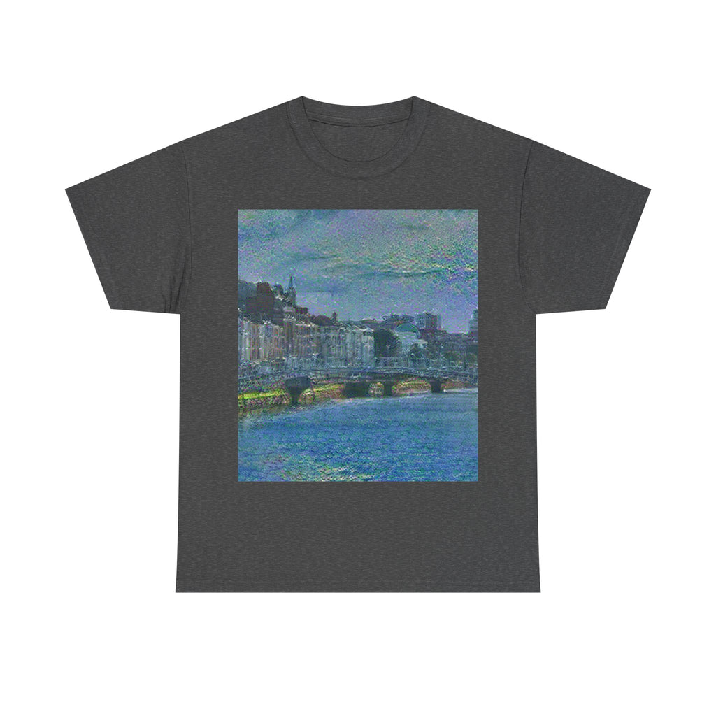 Ha'penny Bridge in Water Lilies Style | Claude Monet Inspired Art