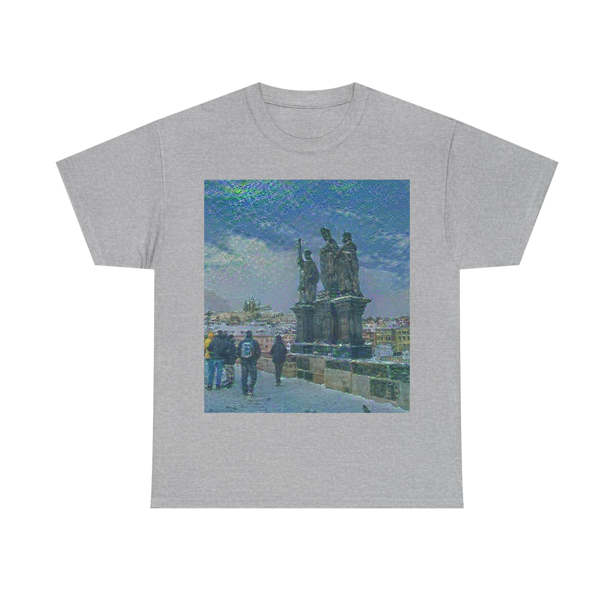 Charles Bridge in Water Lilies Style | Claude Monet Inspired Art