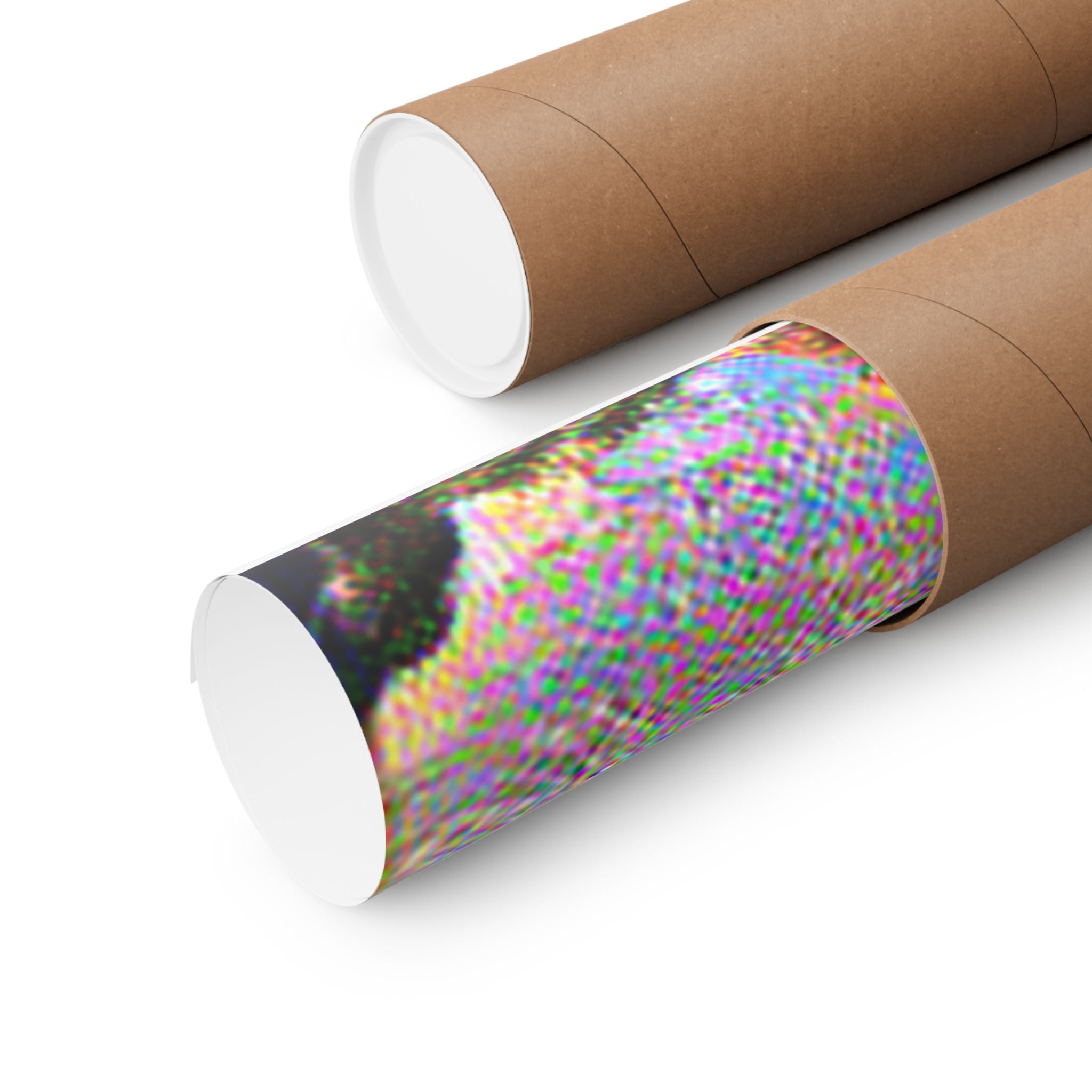 Eiffel Tower in Composition Vii Style - Poster Print