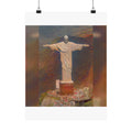 Christ the Redeemer in The Scream Style - Art Poster Print