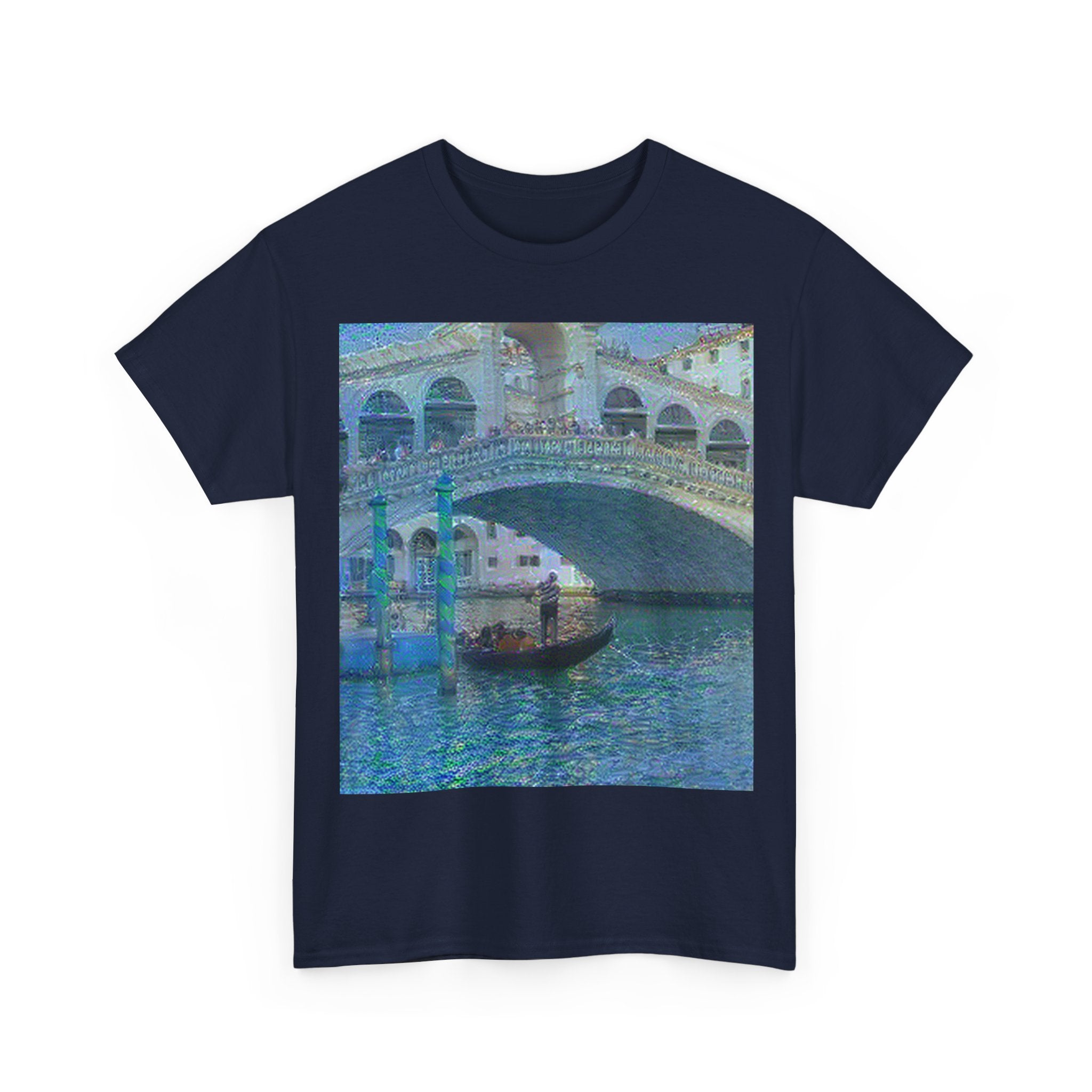 Rialto Bridge in Water Lilies Style | Claude Monet Inspired Art