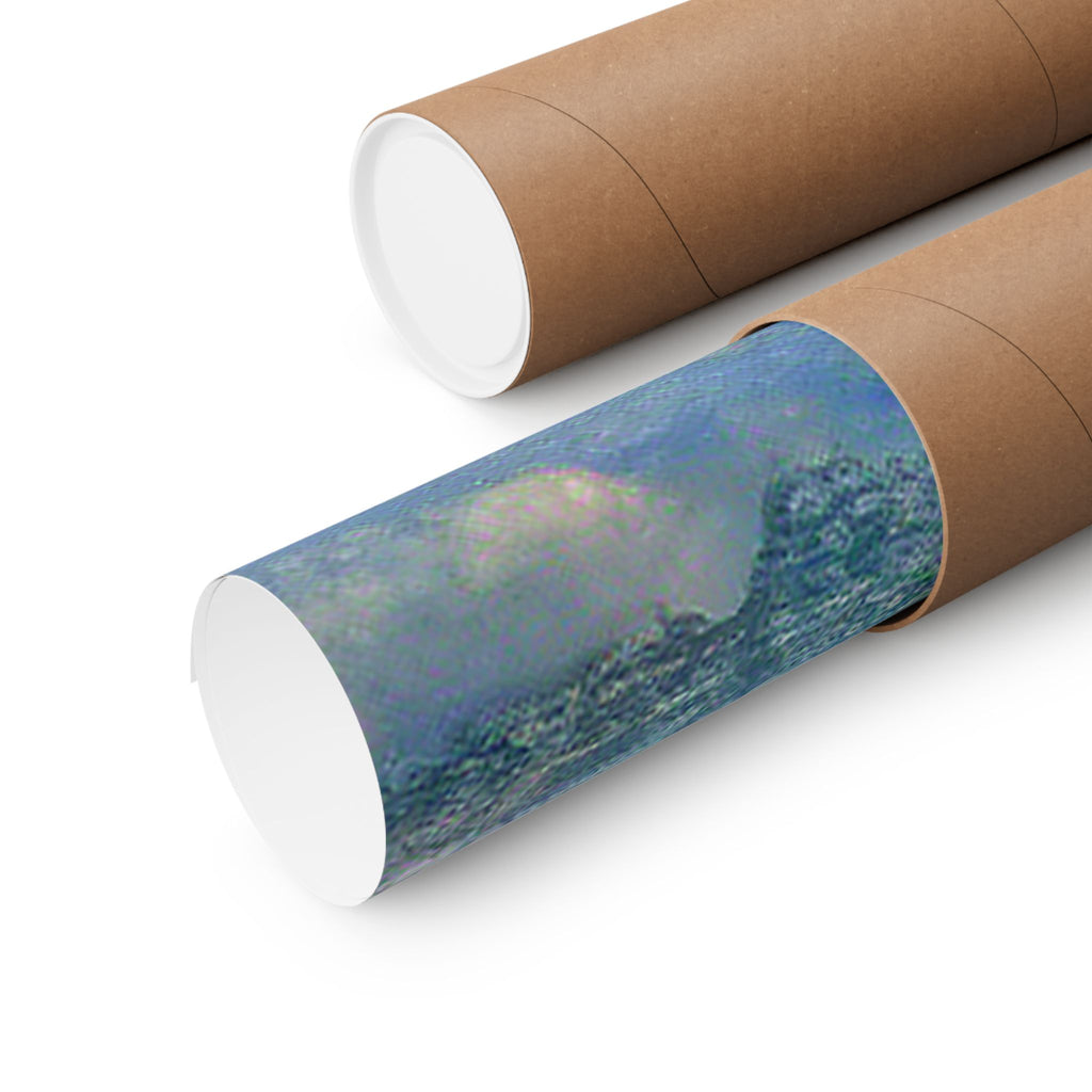 Moraine Lake in Water Lilies Style | Claude Monet Inspired Art