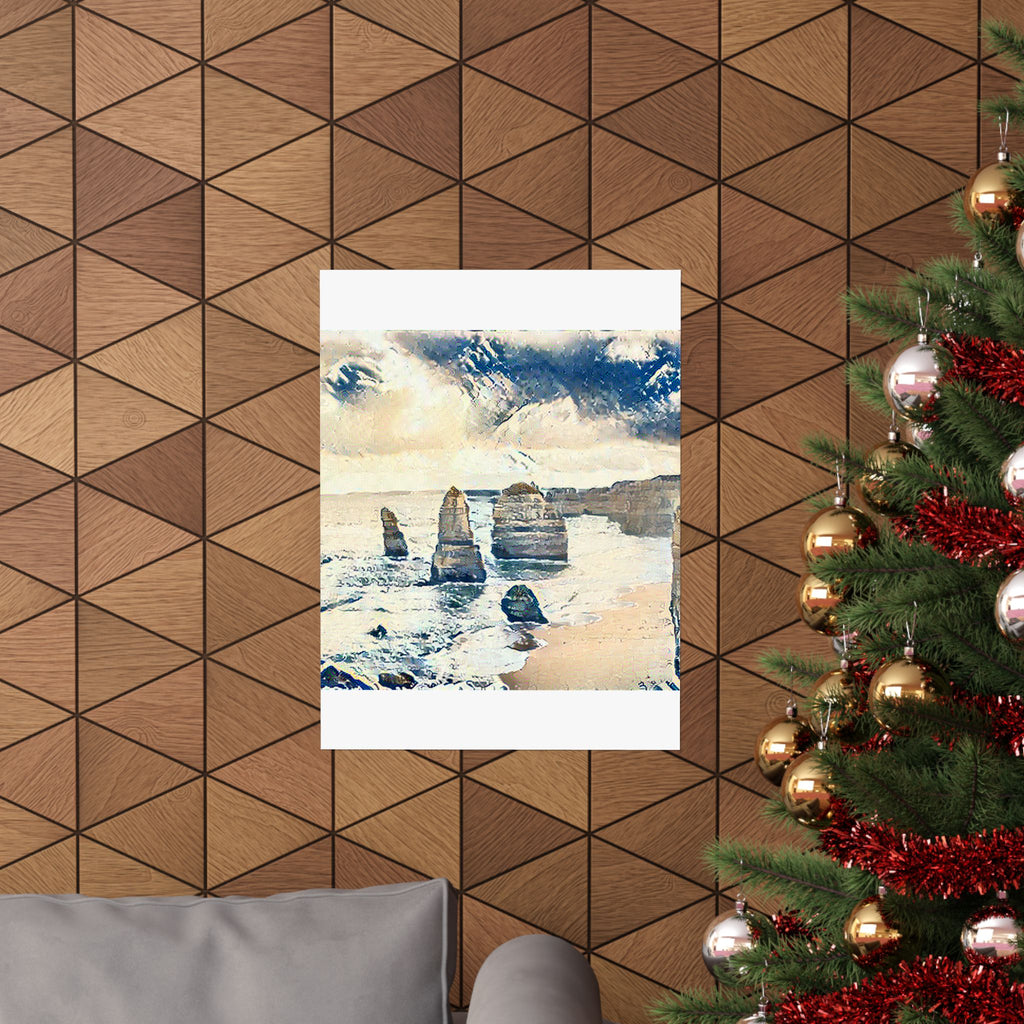 Twelve Apostles in The Great Wave off Kanagawa Style | Katsushika Hokusai Inspired Art