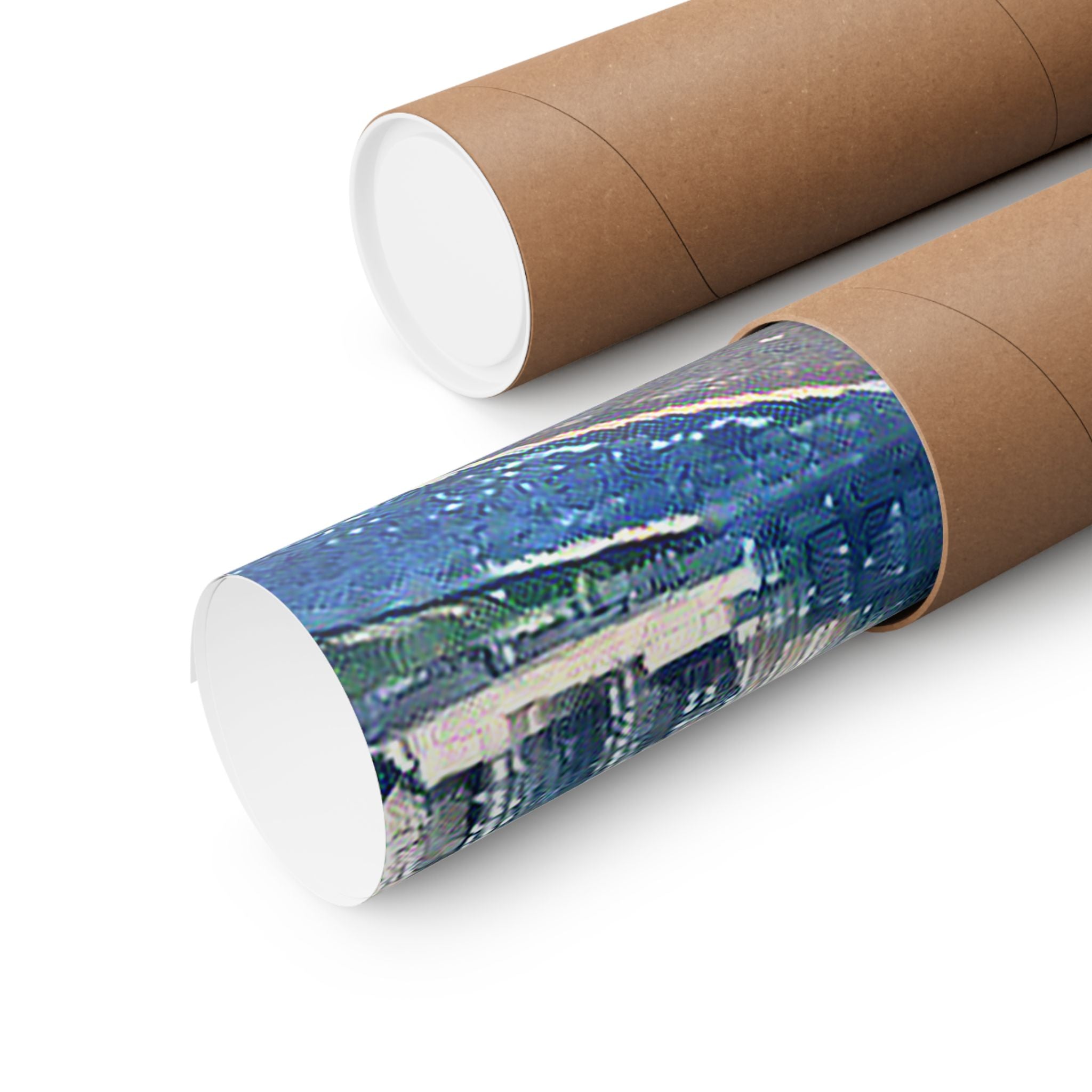 Colosseum in The Great Wave off Kanagawa Style | Katsushika Hokusai Inspired Art