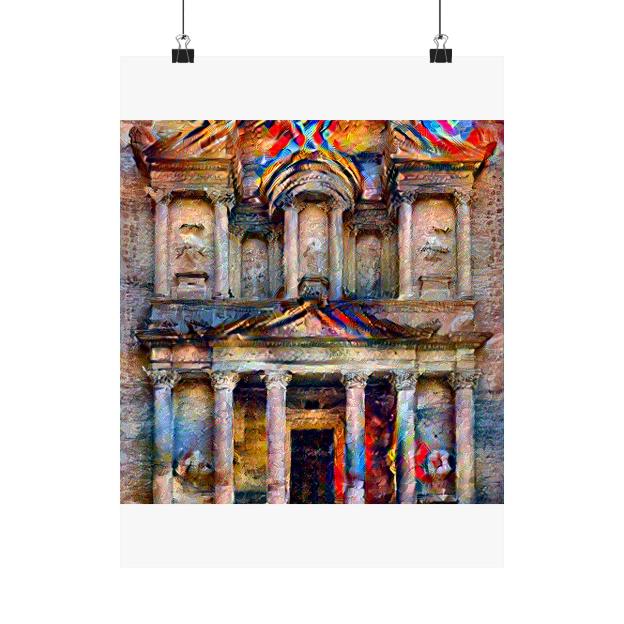Petra in Composition Vii Style - Poster Print