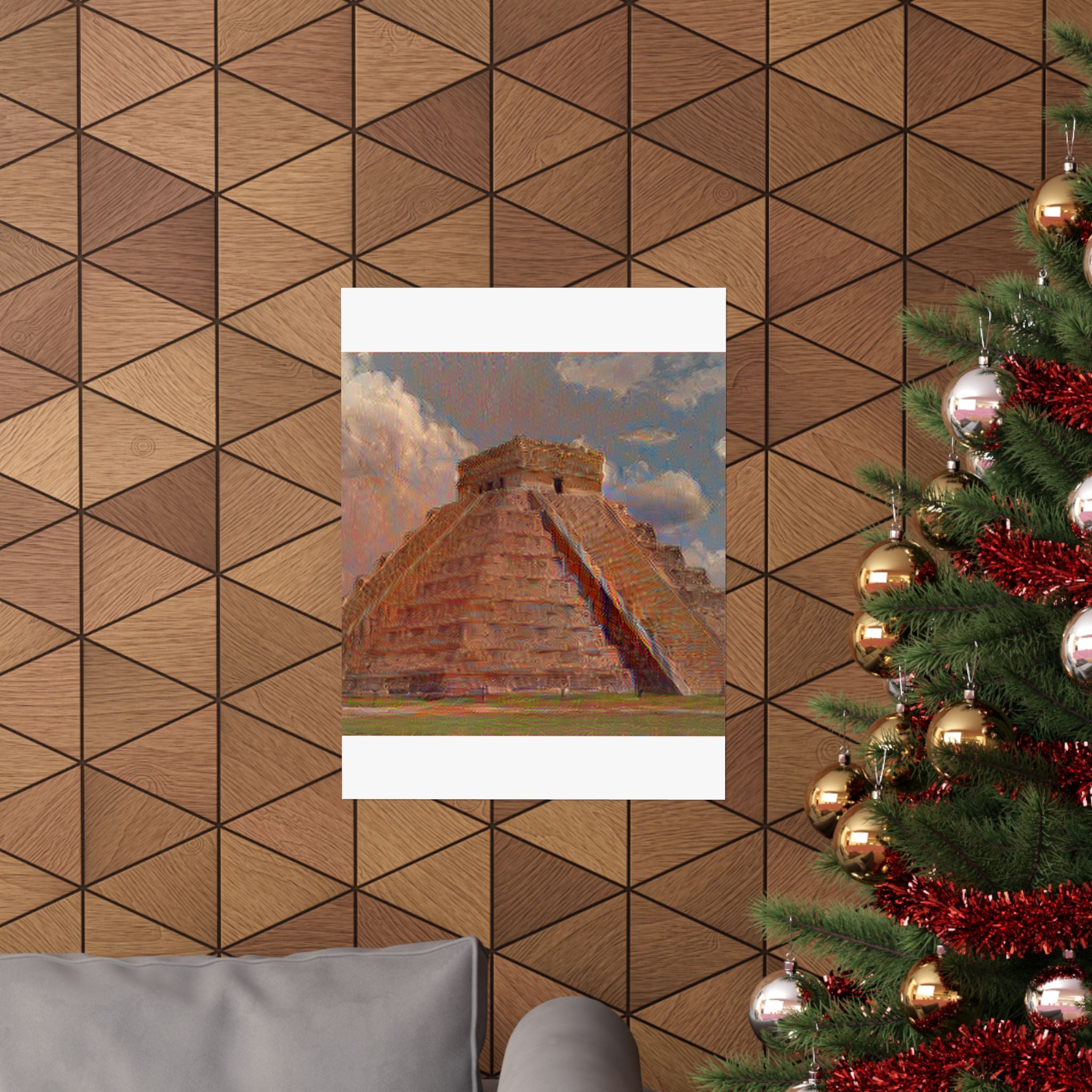 Chichen Itza in The Scream Style | Edvard Munch Inspired Art