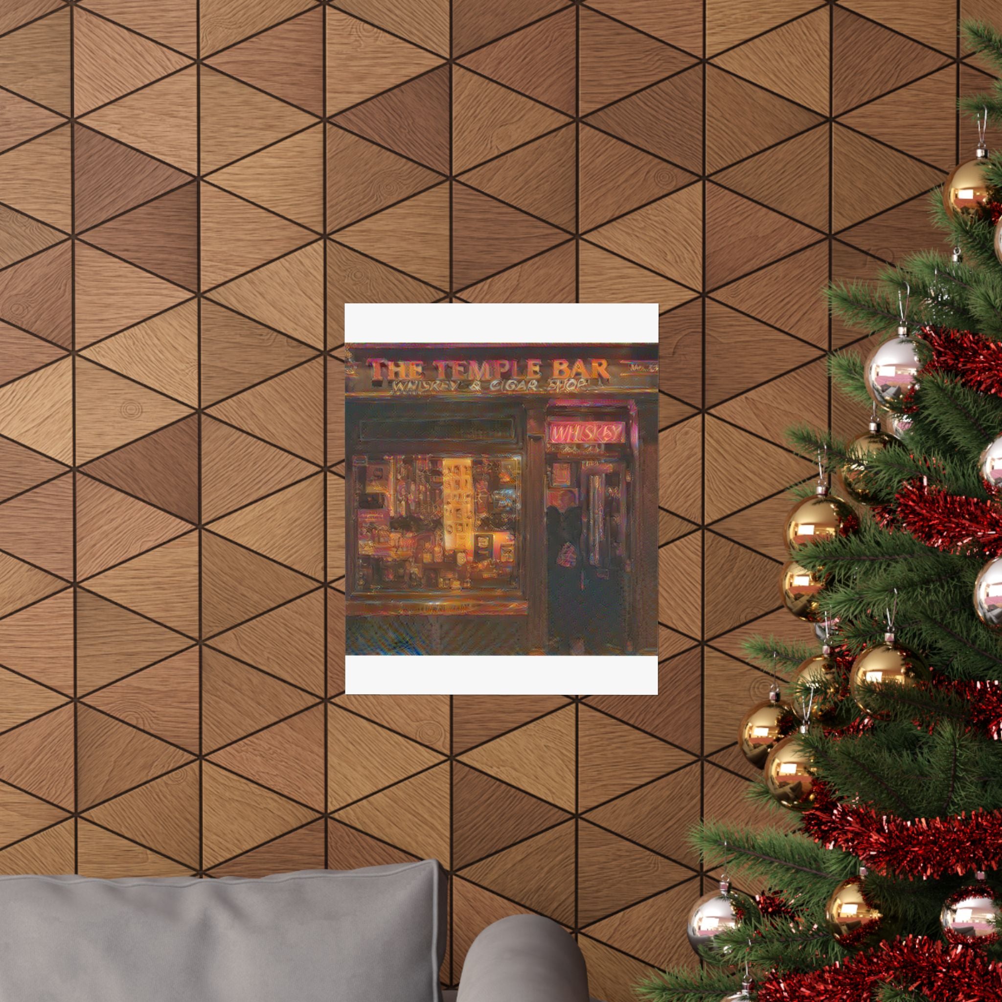 Temple Bar District in The Scream Style | Edvard Munch Inspired Art