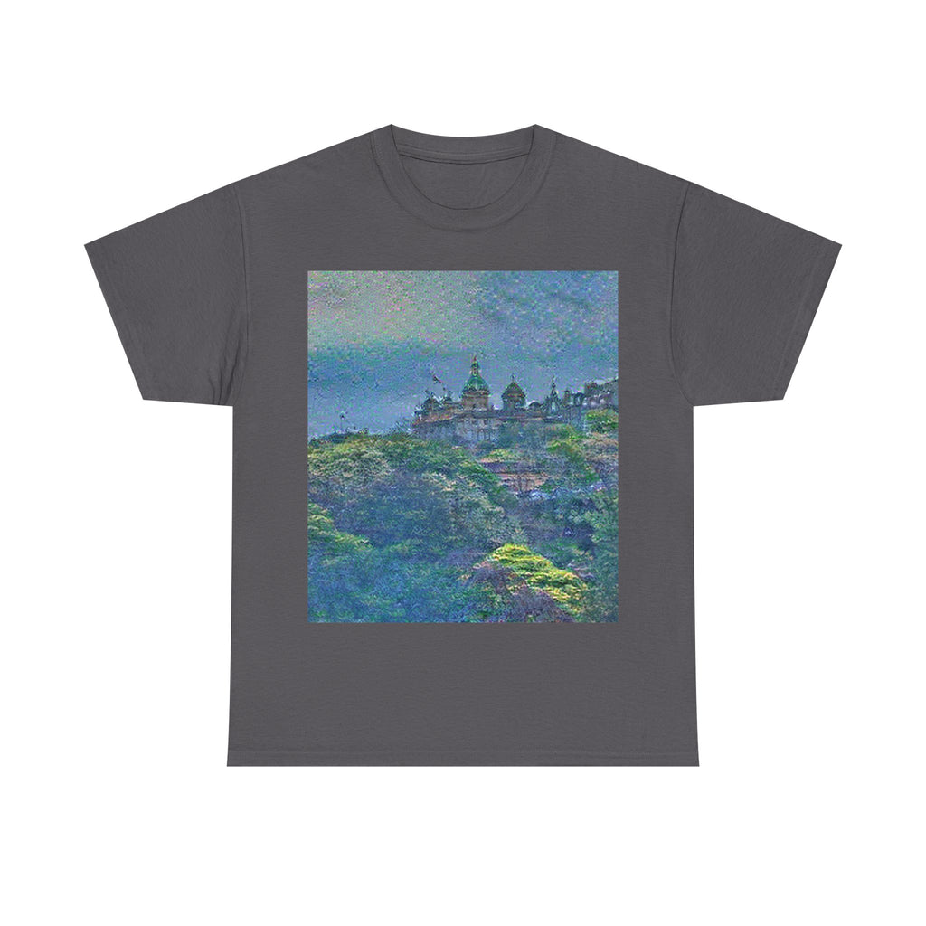 Edinburgh Old Town in Water Lilies Style | Claude Monet Inspired Art