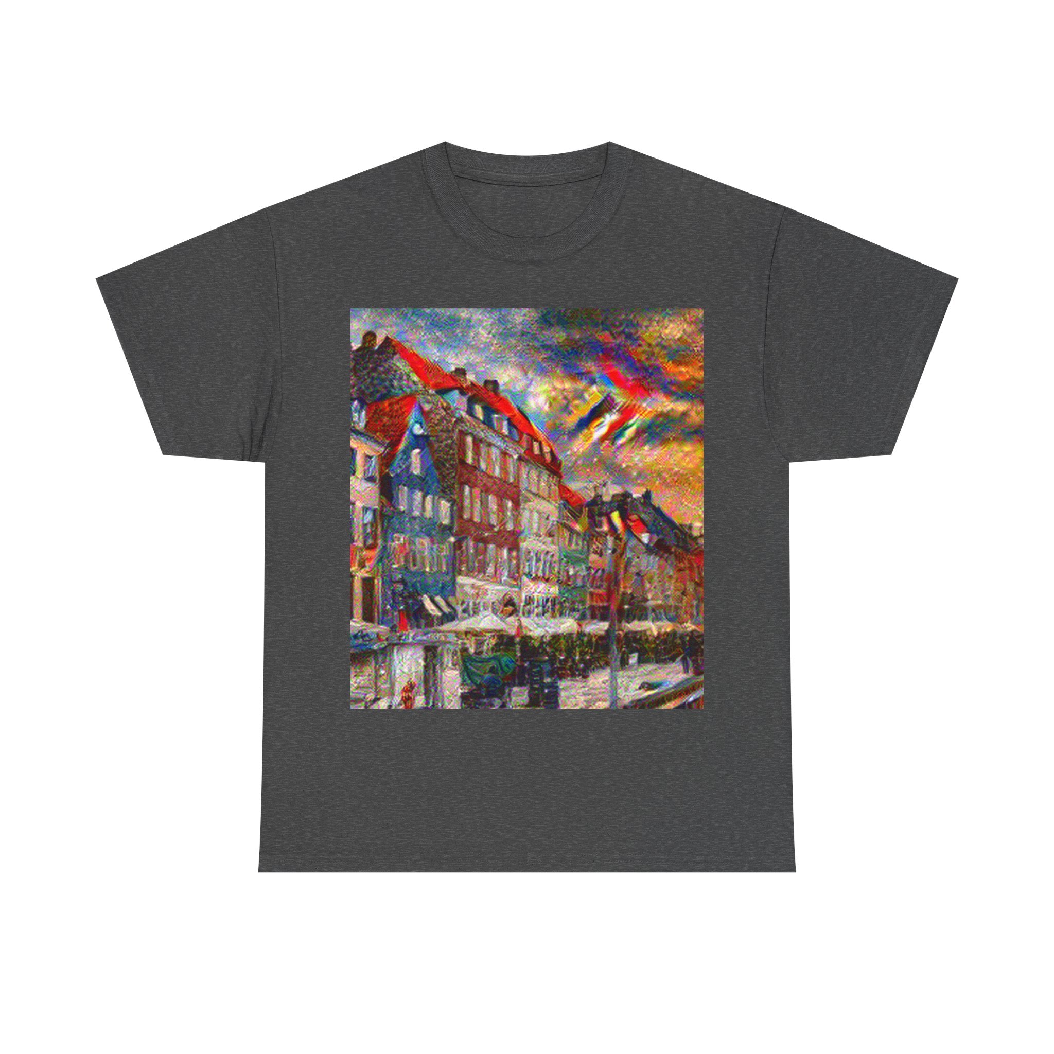 Nyhavn in Composition VII Style | Wassily Kandinsky Inspired Art