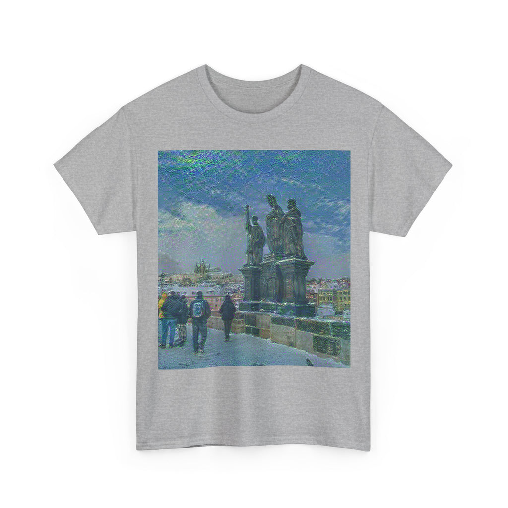 Charles Bridge in Water Lilies Style | Claude Monet Inspired Art