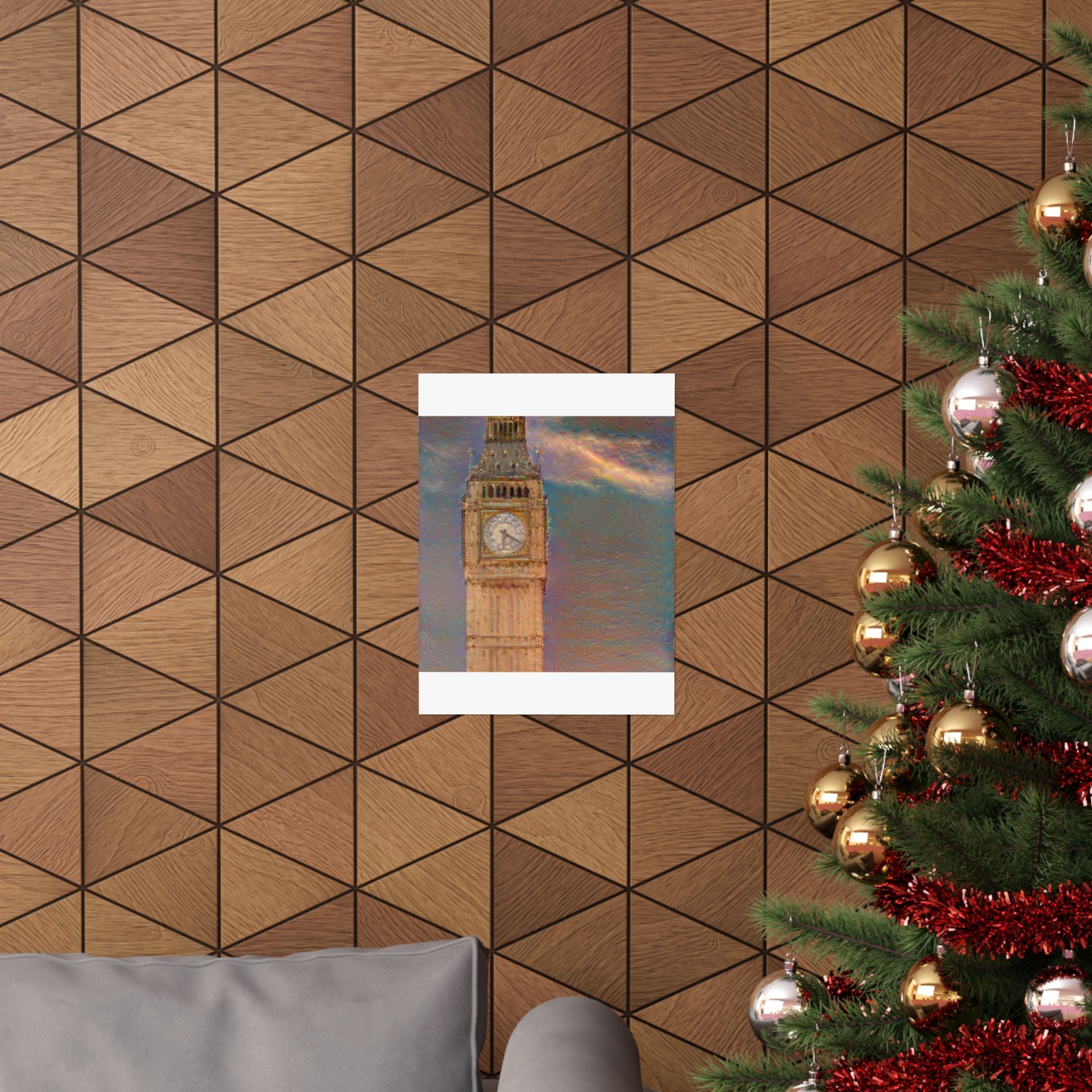 Big Ben in The Scream Style | Edvard Munch Inspired Art