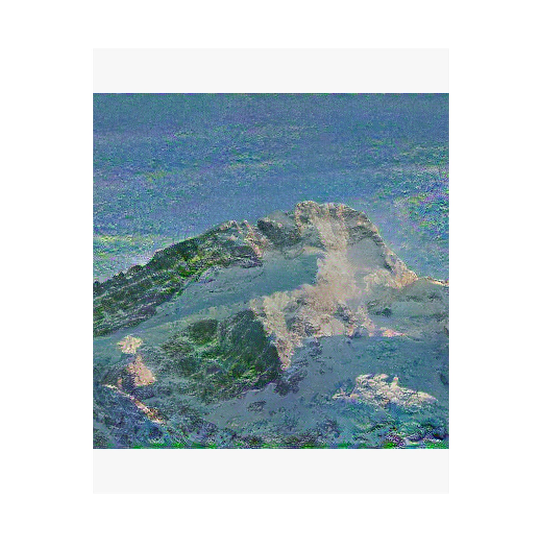 Milford Sound in Water Lilies Style | Claude Monet Inspired Art