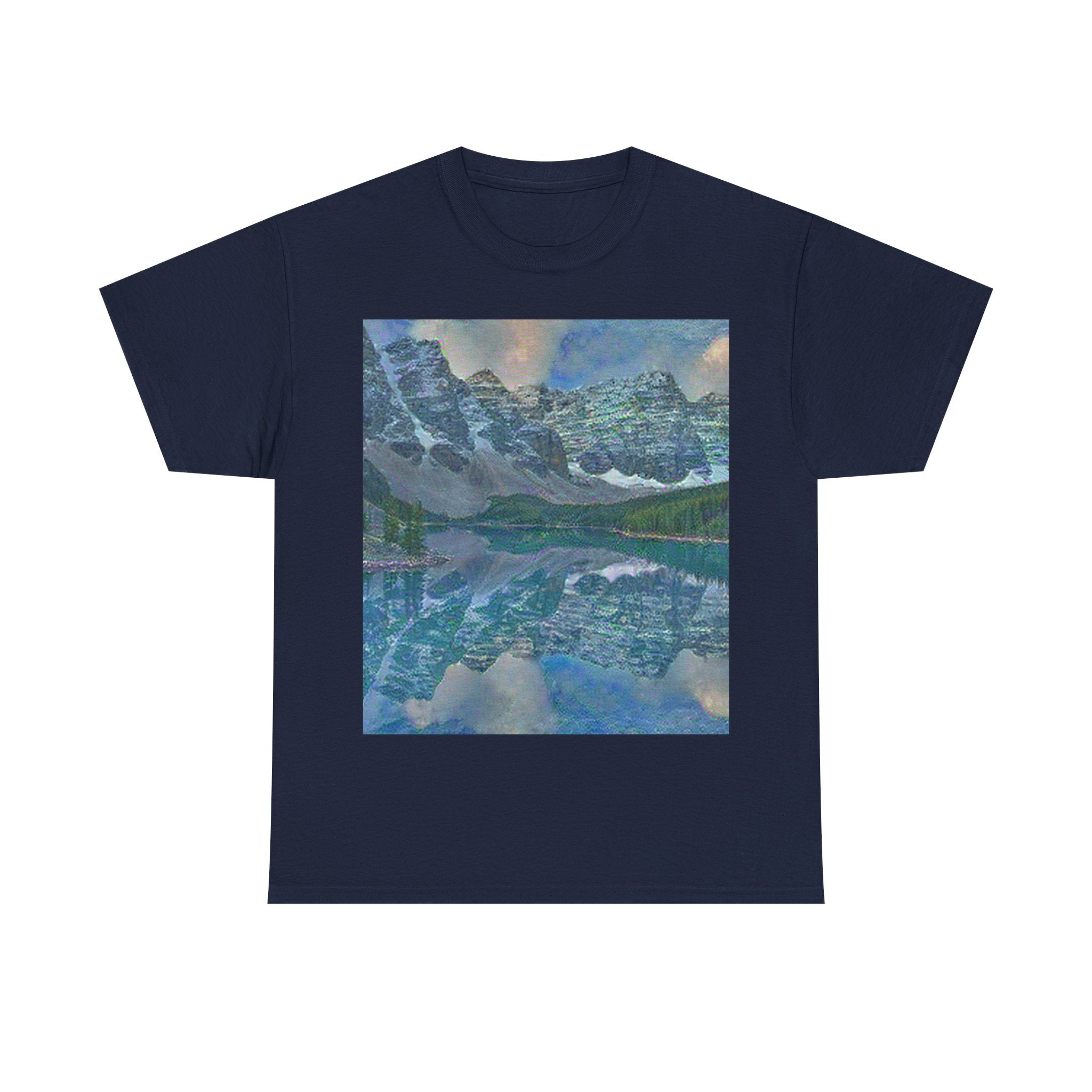 Moraine Lake in Water Lilies Style | Claude Monet Inspired Art